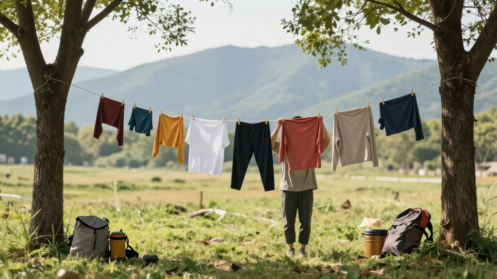 portable clothesline elastic