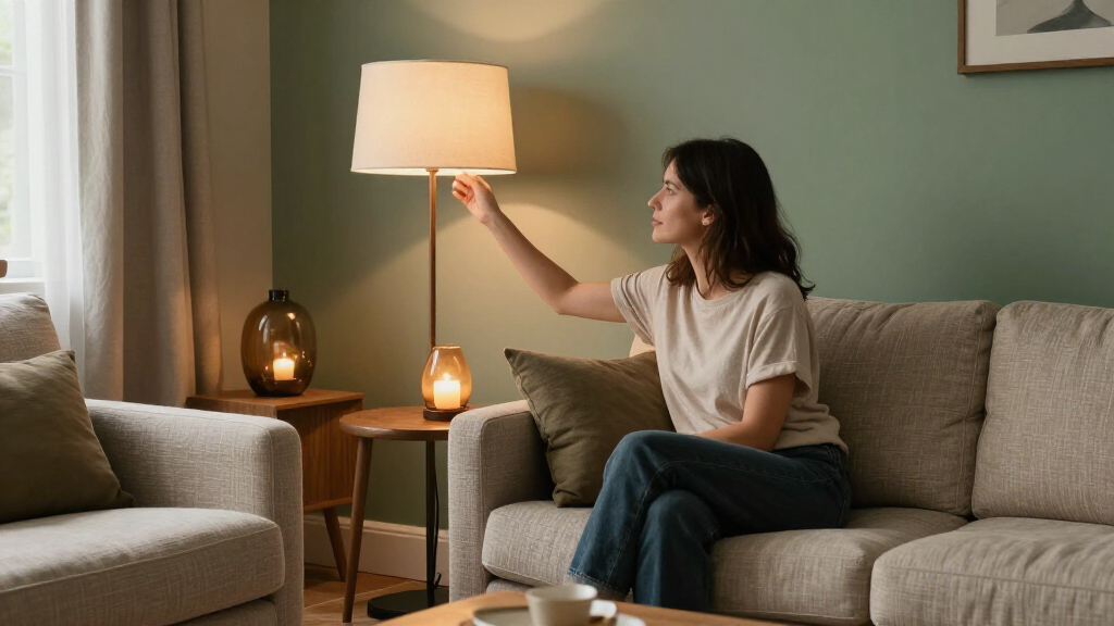 best ambient living room lighting