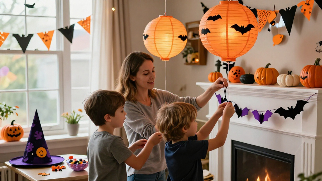 kids Halloween party decorations