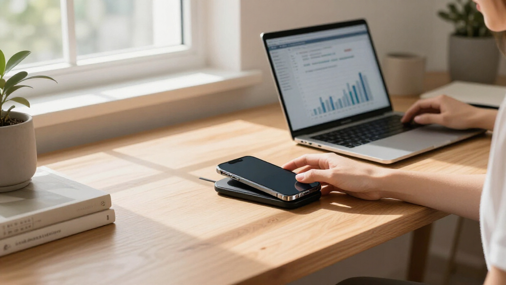 wireless charging stations for desks