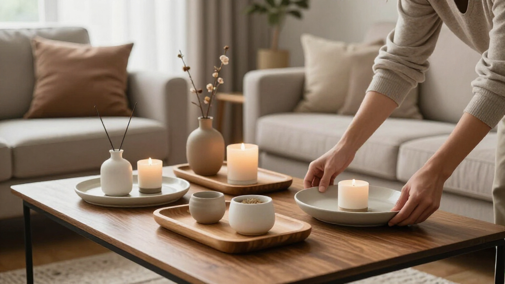 decorative trays for organizing styling
