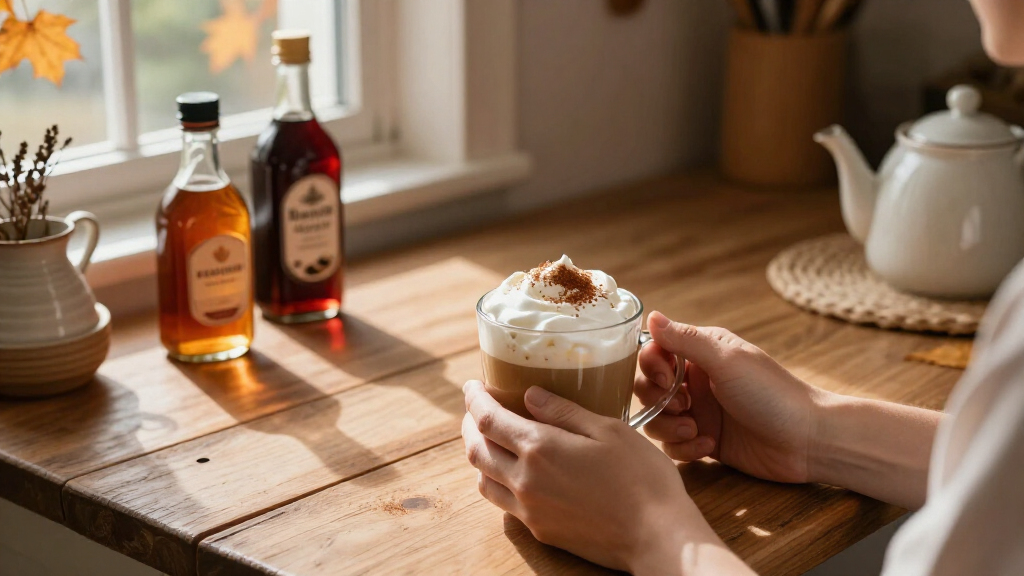 fall flavored coffee syrups
