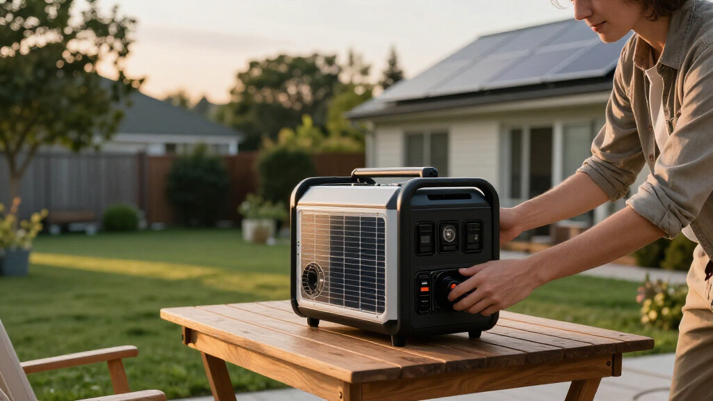 solar-powered backup generators