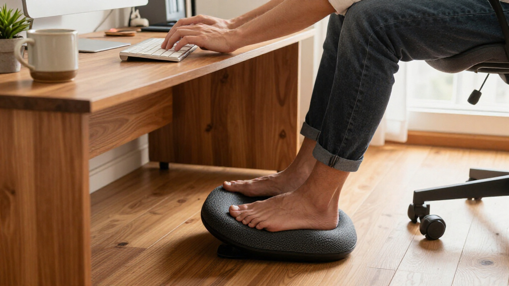 ergonomic footrests for under desk