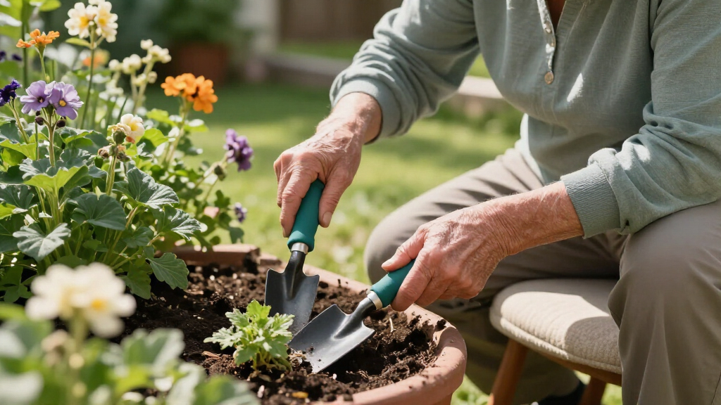 comfortable gardening tools for seniors