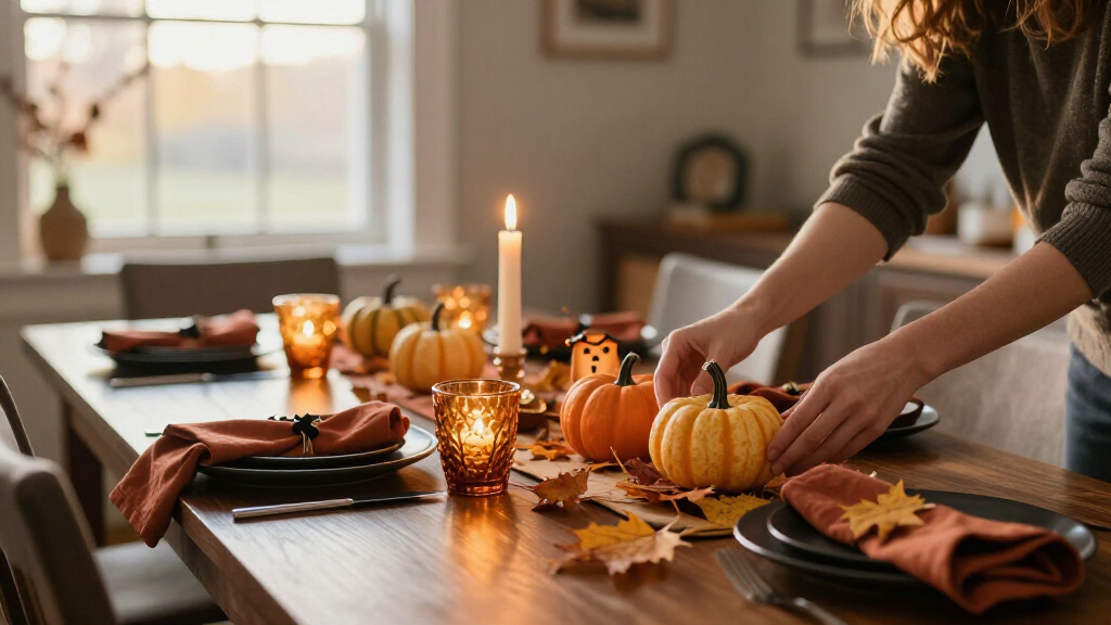 Halloween table decorations