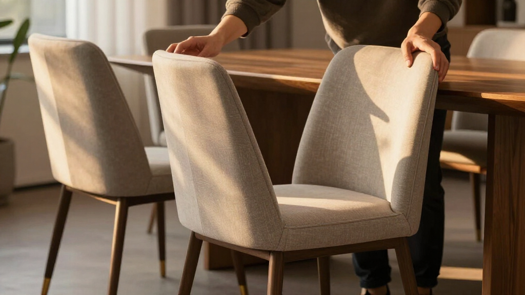 upholstered dining chairs set of 4 designer