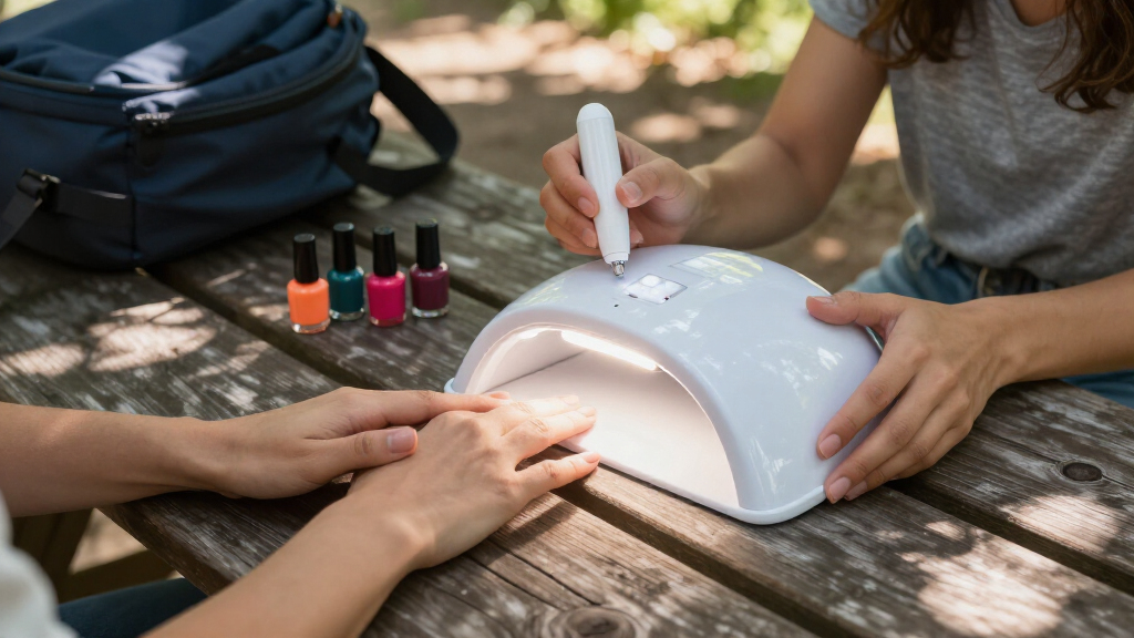 Portable LED nail lamp