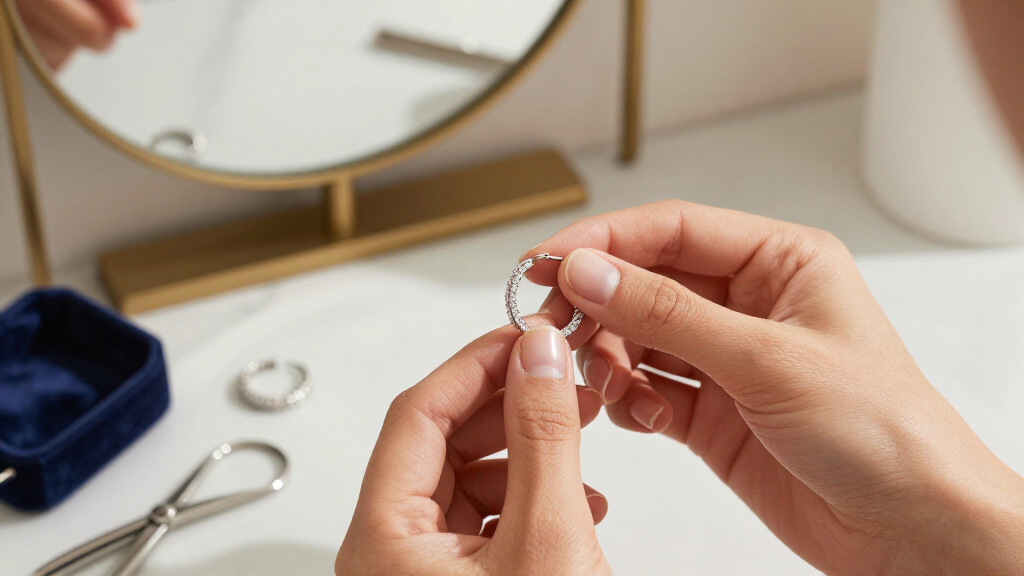diamond helix hoop