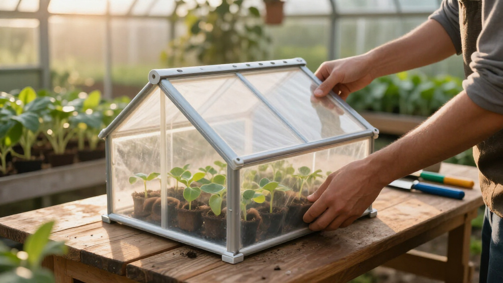 insulated cold frame for winter seedlings