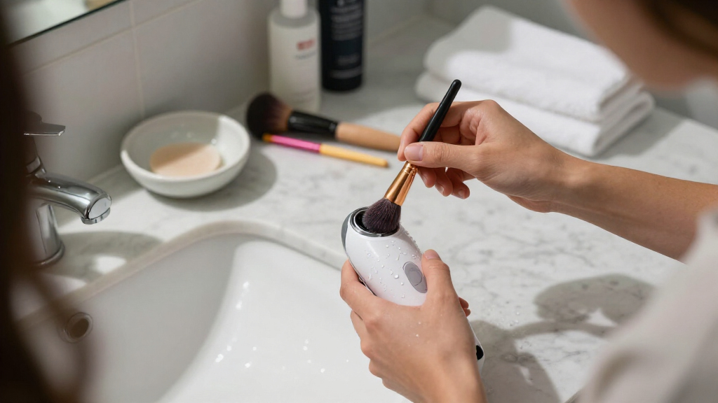 electric makeup brush cleaners