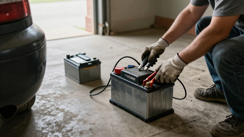 heavy duty battery charger and maintainer