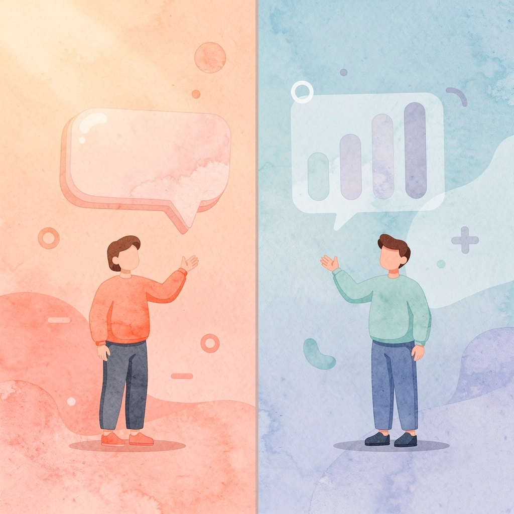 Scene comparing proactive hotel outreach versus passive waiting for guest contact