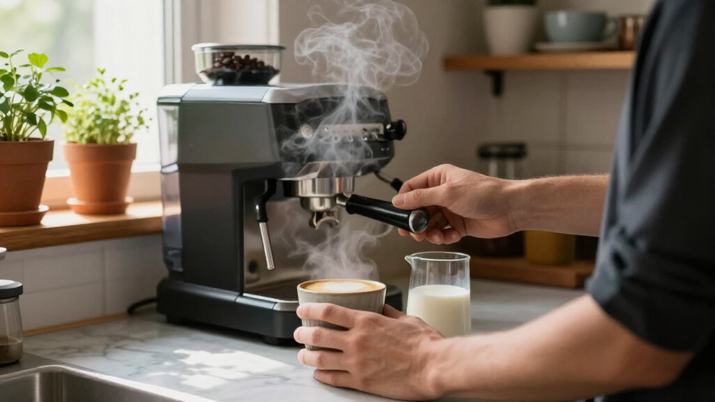 espresso machine for lattes