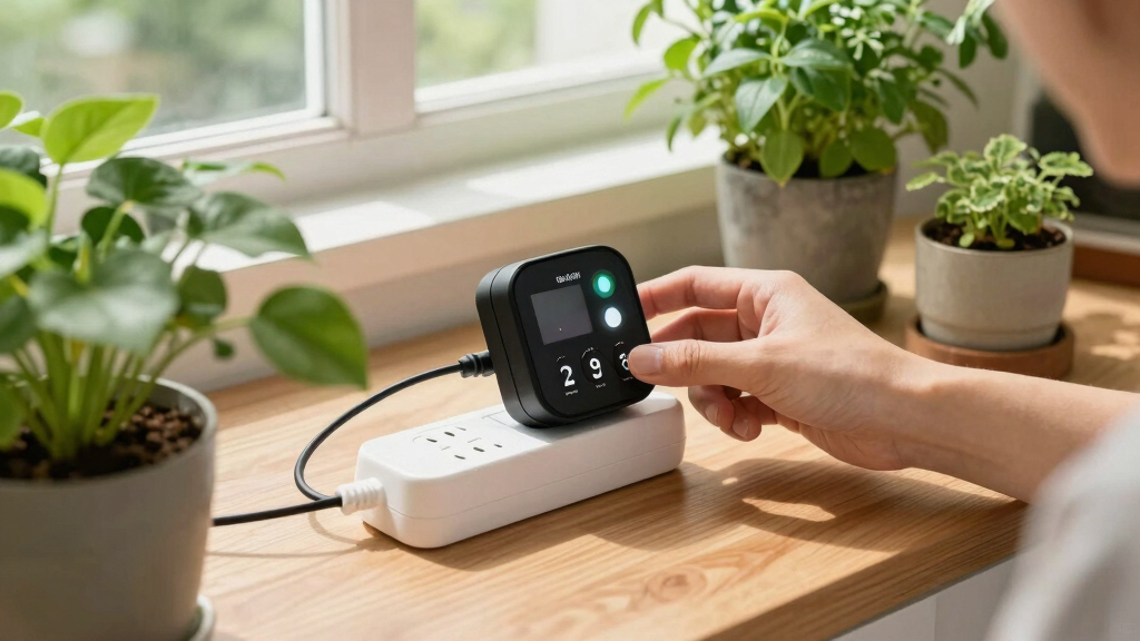 grow light timer outlet indoor garden