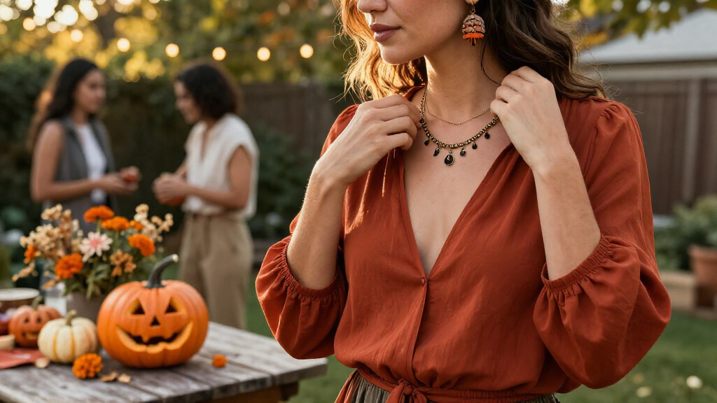 Halloween boho jewelry for women