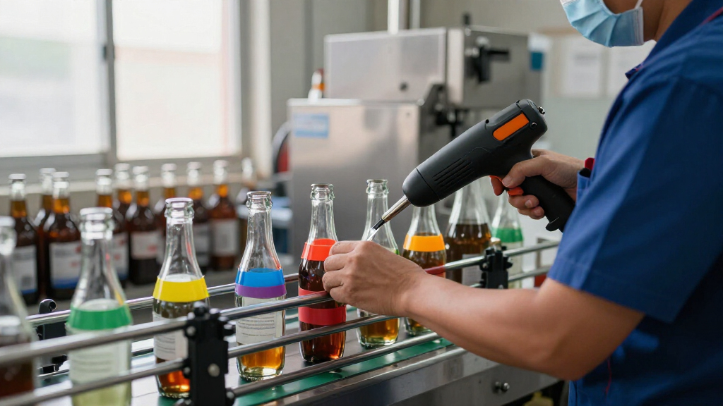 heat shrink band machine for bottles