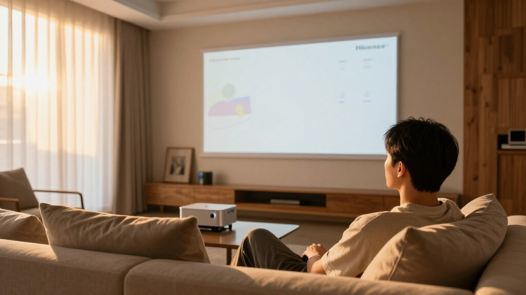hisense white projector screen