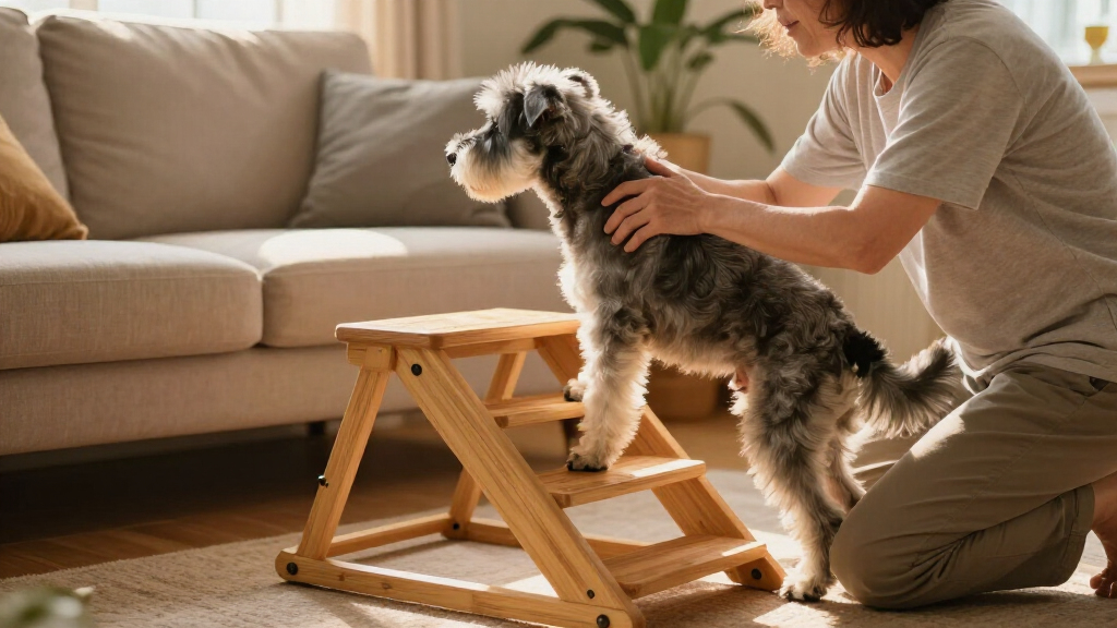 best foldable pet stairs for senior dogs