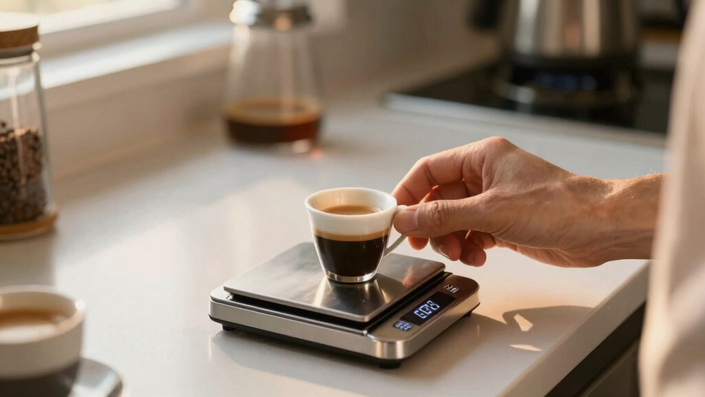 espresso scale with timer