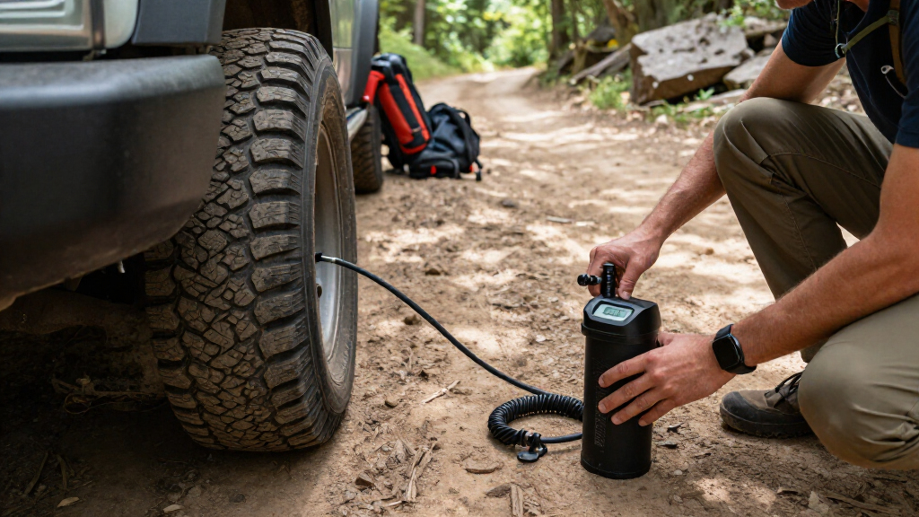 best tire inflator for off-grid road trips