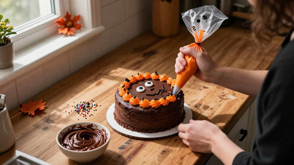 Halloween cake decorating supplies