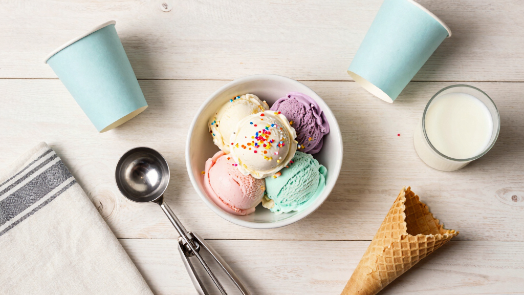 ice cream party supplies