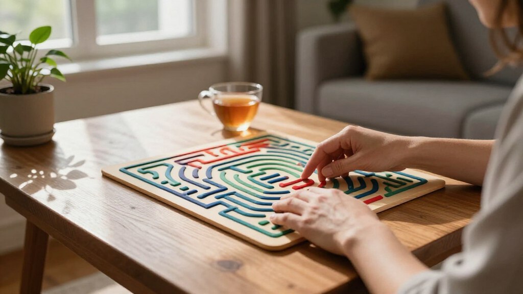 finger labyrinth meditation boards