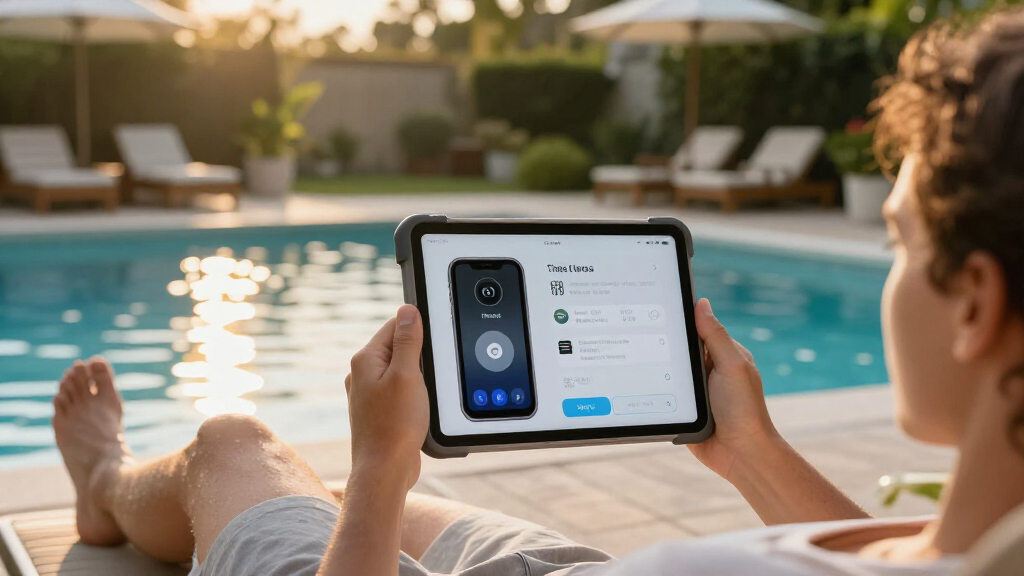 app connected pool test readers