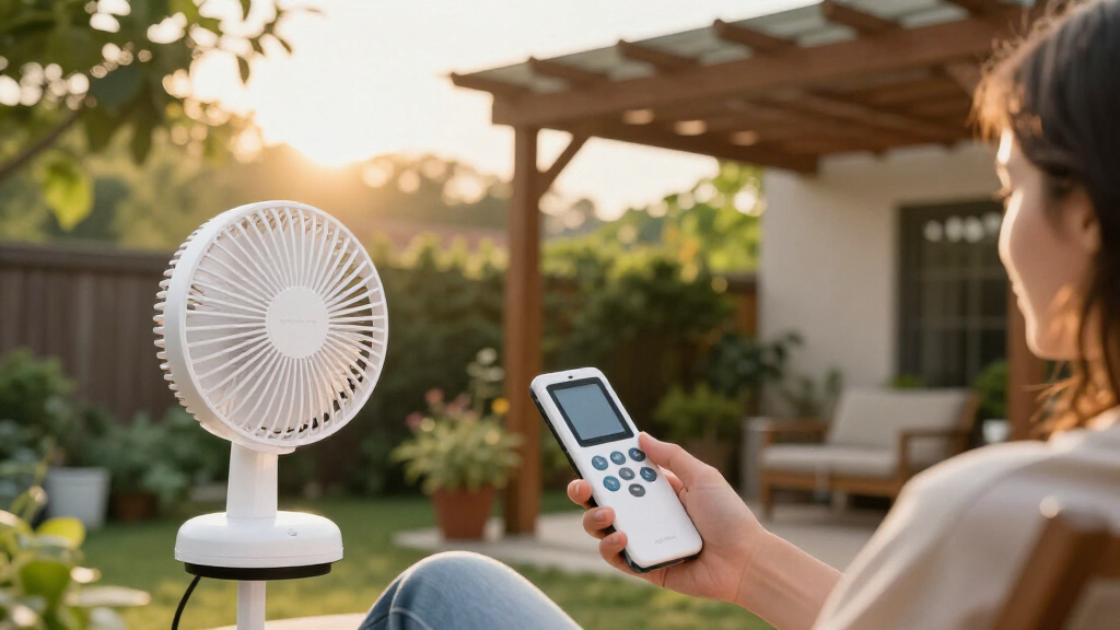 remote controlled pergola fan kit