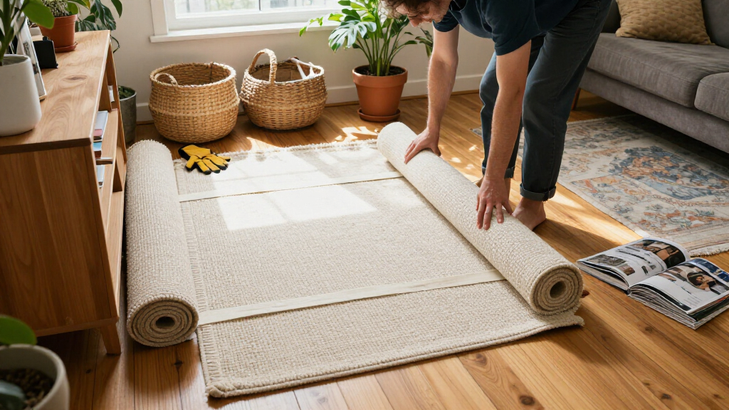 practices storing rugs