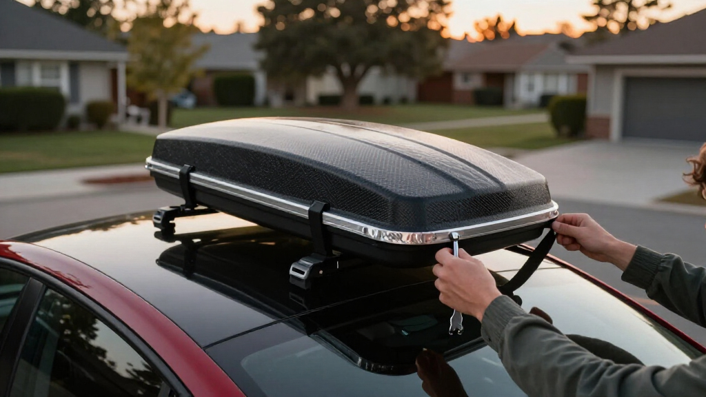 rooftop cargo box for tesla model y