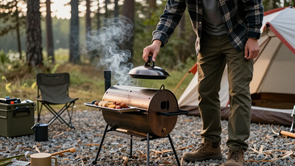 portable pellet smokers for camping