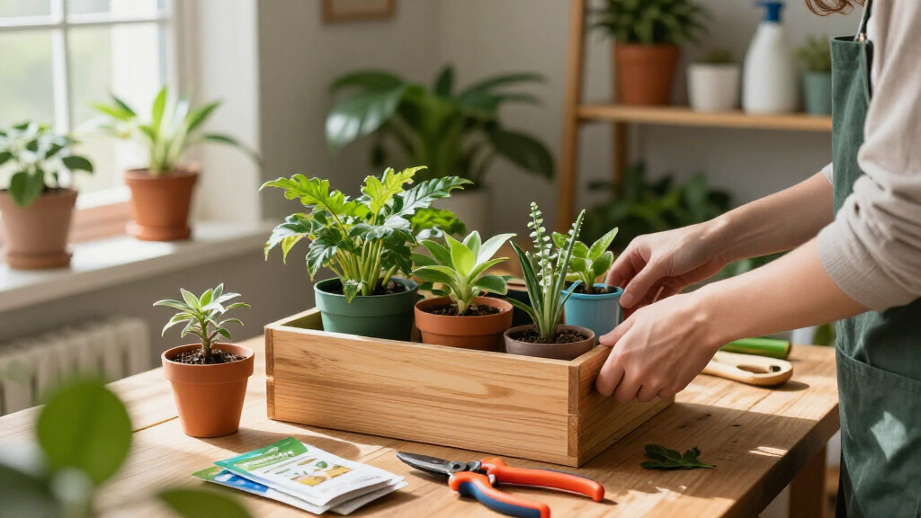 collector storage boxes for plant supplies