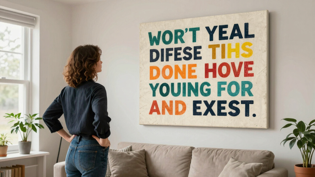 motivational quote wall art