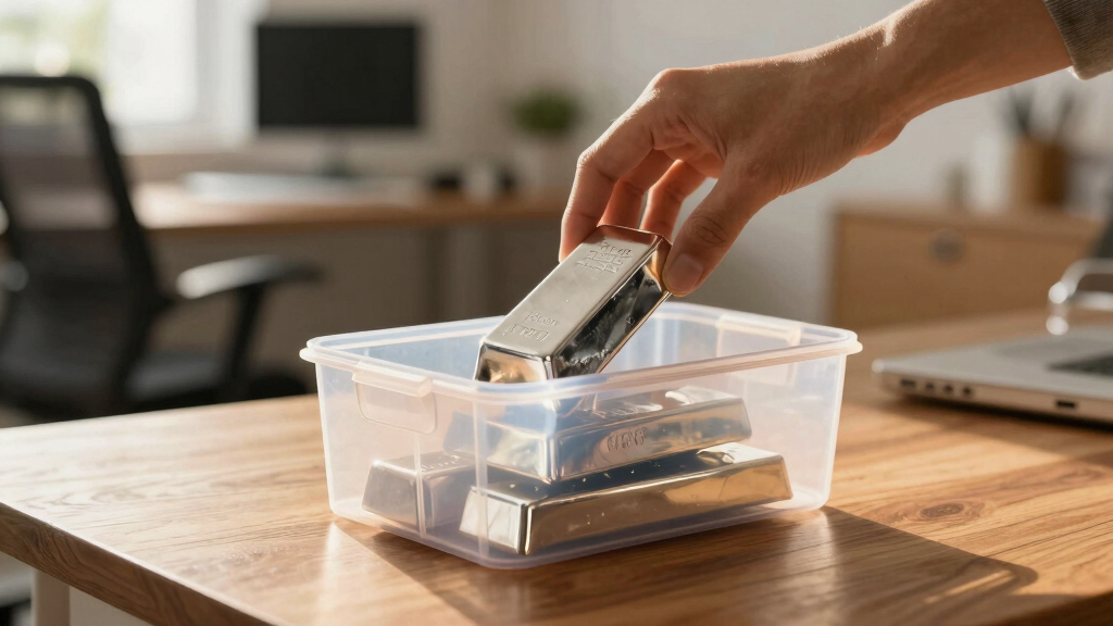 best stackable storage box for silver bars