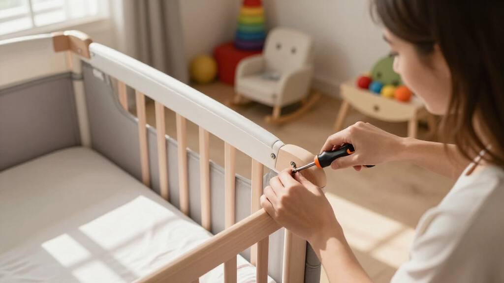 4 in 1 convertible crib with toddler rail