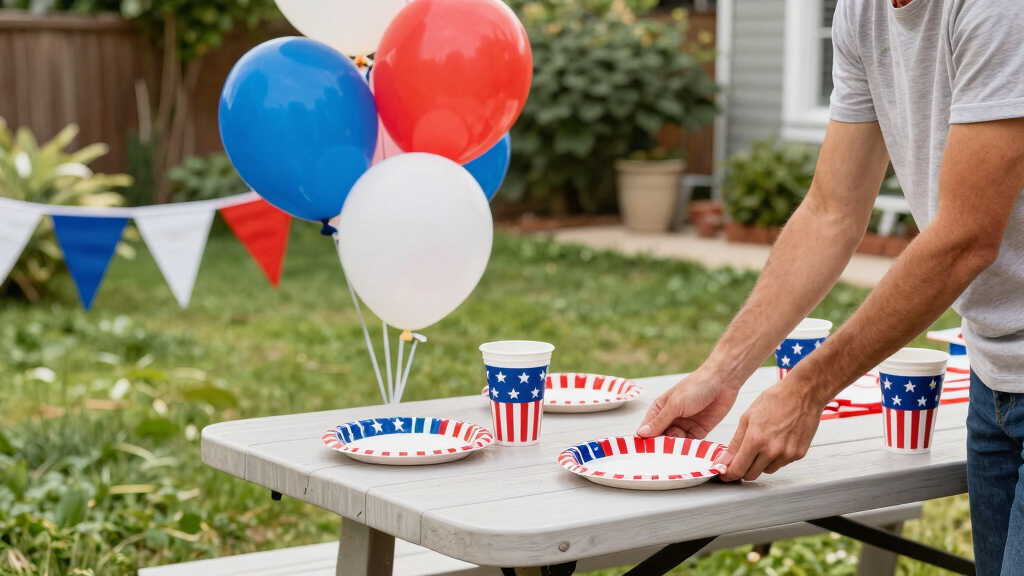 patriotic outdoor party supplies