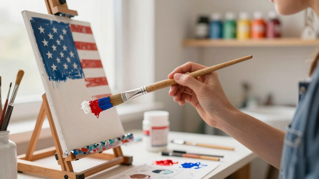 patriotic art supplies
