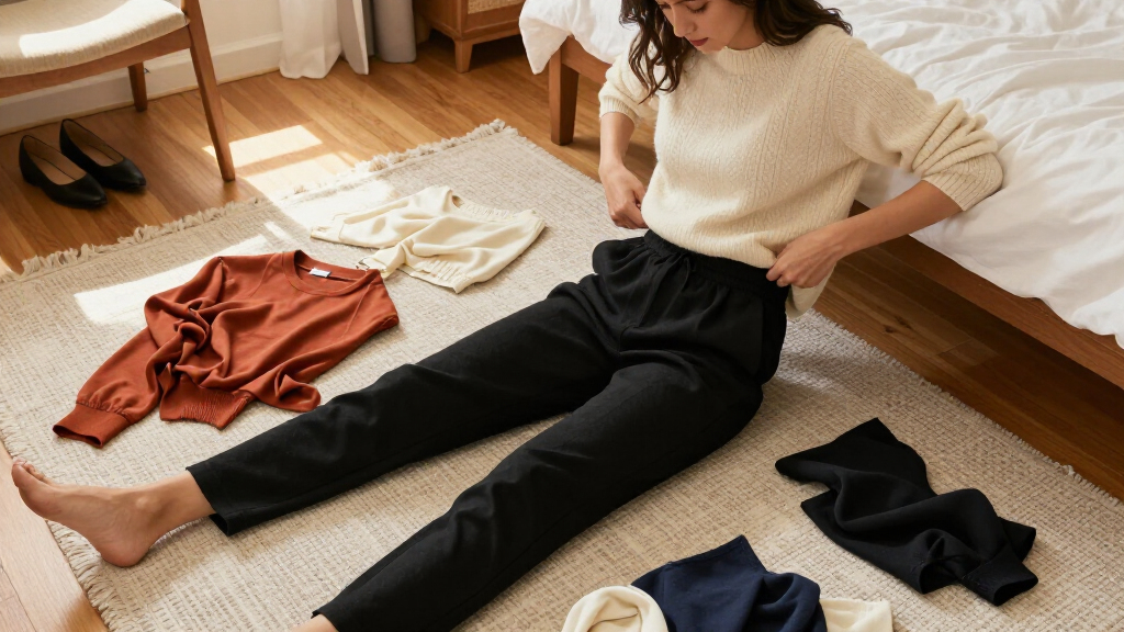 best tops to wear with black trousers