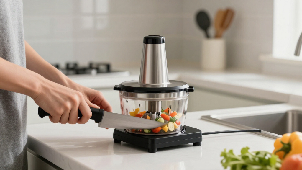 compact electric food choppers