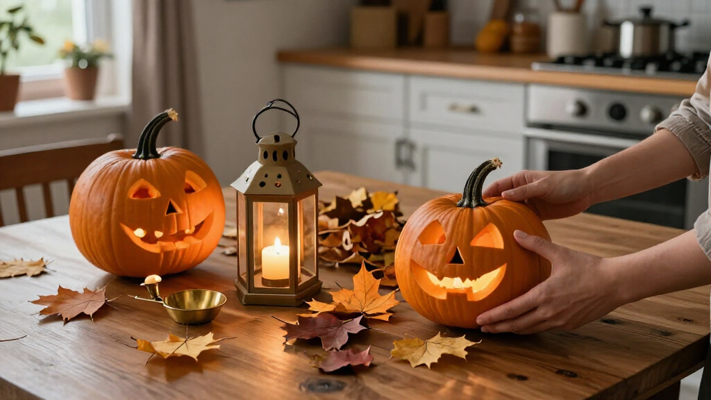 Halloween candle lanterns
