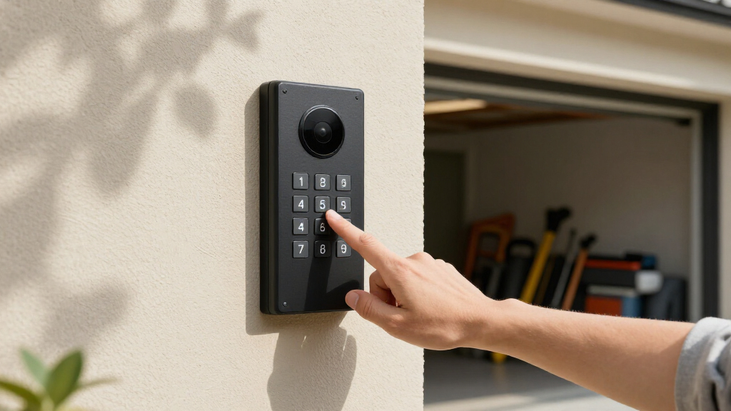 garage door keypad