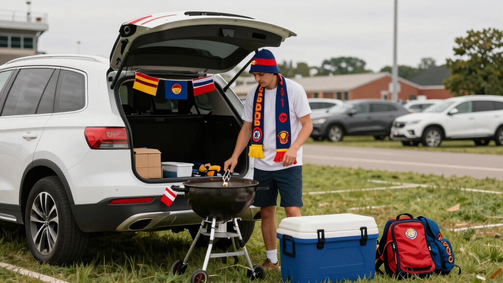 soccer fan tailgating gear