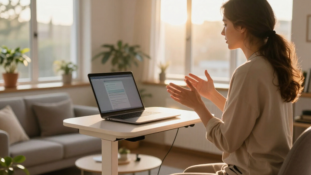 electric standing desk for therapists