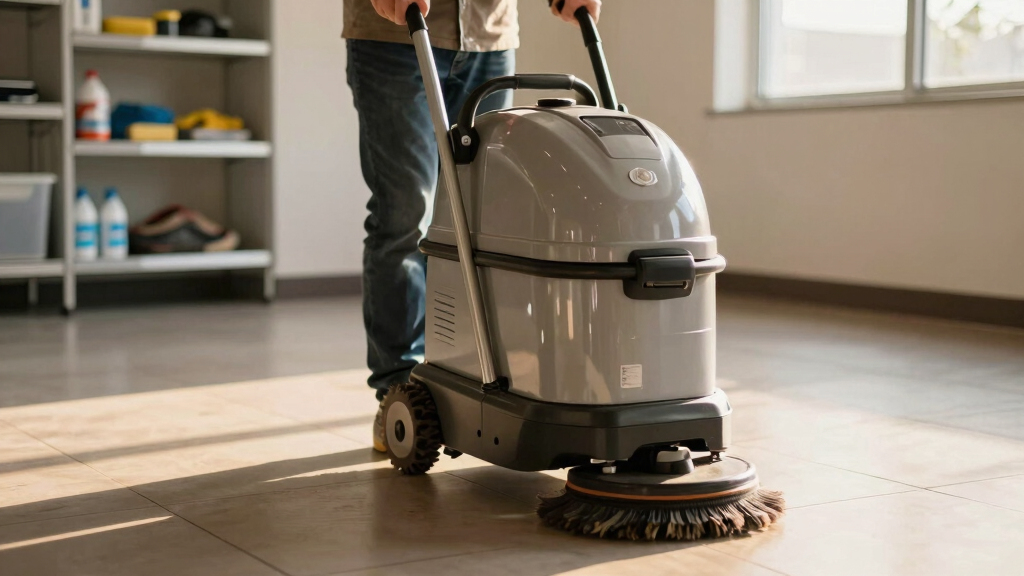 electric floor scrubbers