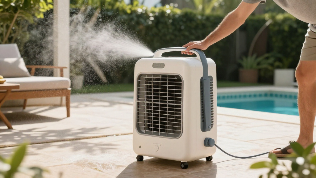 portable evaporative coolers outdoor