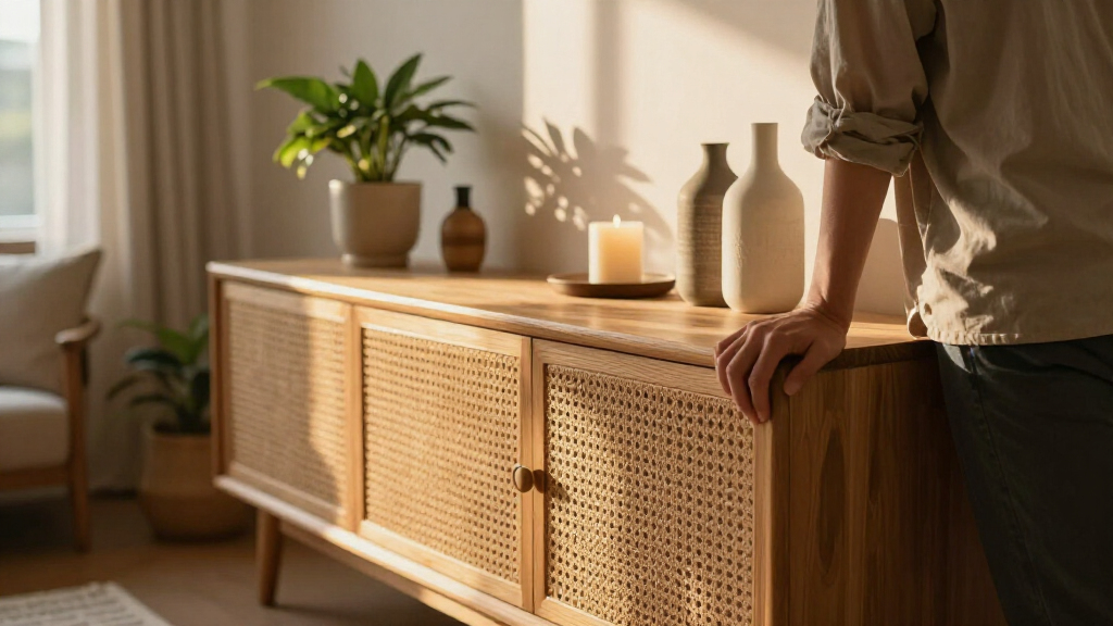 boho console tables