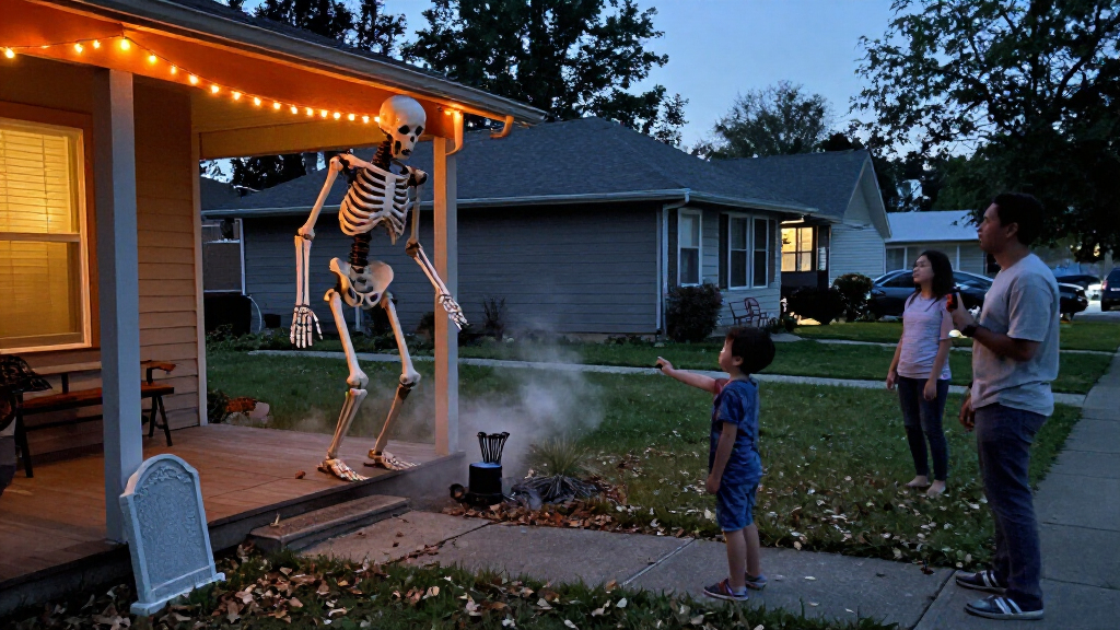 halloween animatronic decorations