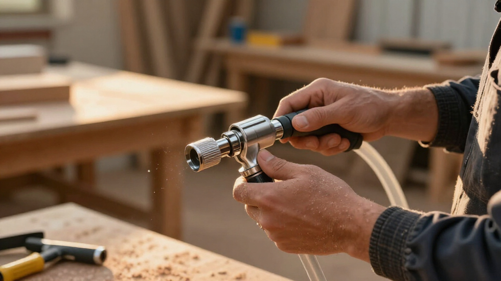 swivel connector for airless hose